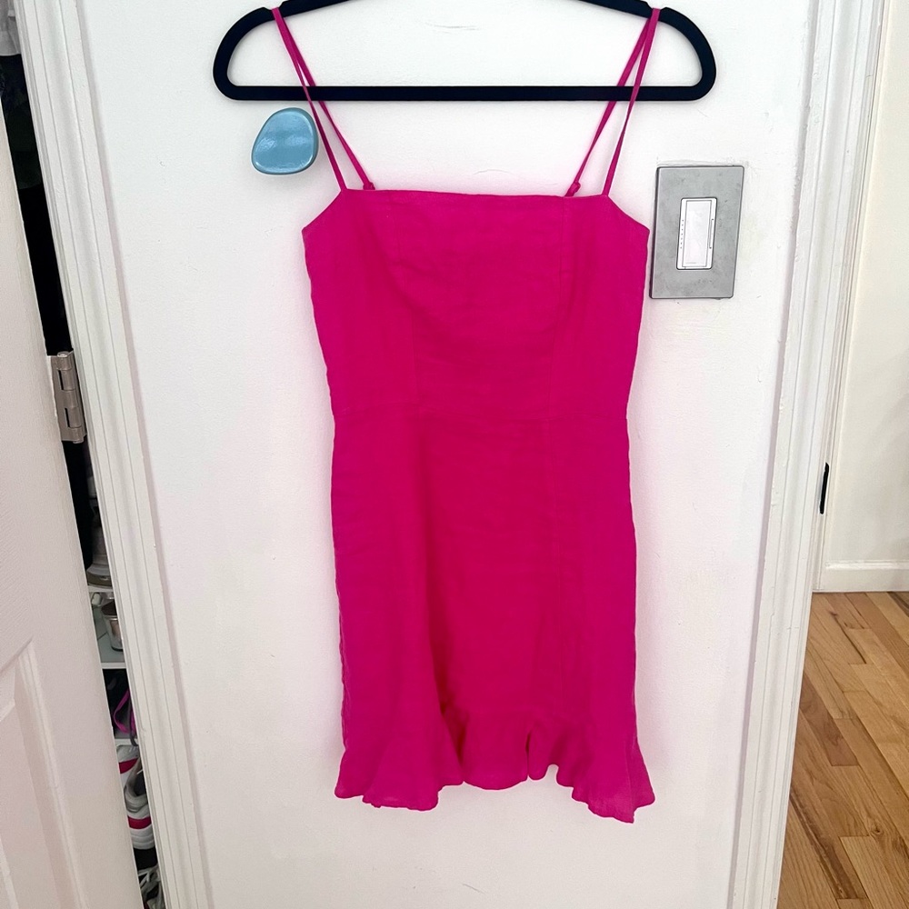 Pink Linen & Other Stories Dress